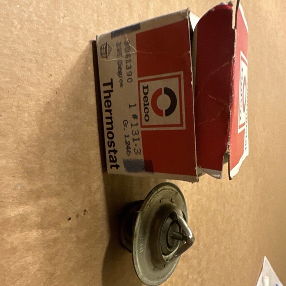 NOS Delco 195 Degree Thermostat 131-3 Gr. 1.246 3030055 (GM/Jeep/MG/Ford/Mopar) - Picture 4 of 5